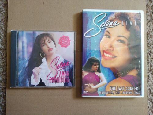 Selena Live The Last Concert DVD W/Insert Amor Prohibido CD Tejano Music CLEAN  - Picture 1 of 22