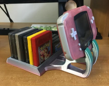 Gameboy Advance Display Stand and Storage