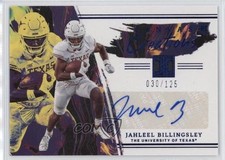 2023 Panini Chronicles Draft Picks Blue 30/125 Jahleel Billingsley Auto 2t9