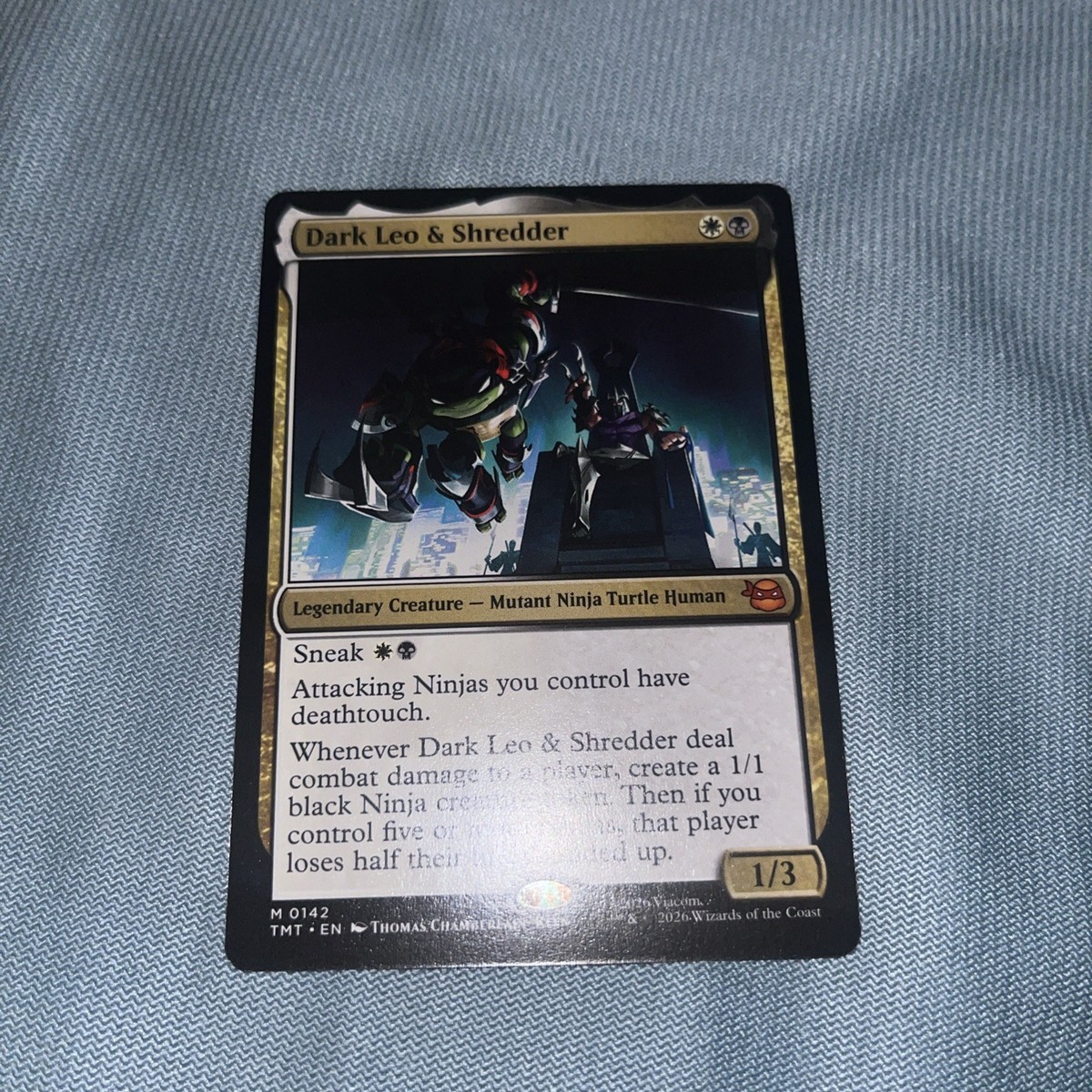 MTG, Dark Leo & Shredder 142 NM TMNT TMT Teenage Mutant Ninja Turtles Regular | eBay MTG, Dark Leo & Shredder 142 NM TMNT TMT Teenage Mutant Ninja Turtles Regular | eBay