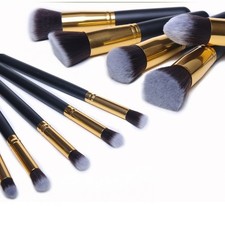 Makeup Brushes Cosmetic Eyebrow Blush Foundation Powder Kit Set PRO Beauty NEW