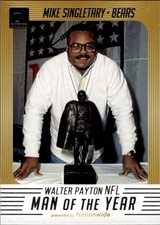 2018 Donruss Walter Payton NFL Man of the Year #WP-17 Mike Singletary Bears