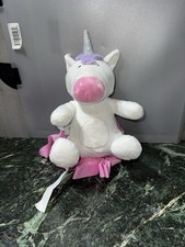 Goldbug Tether Child Safety Harness Leash Plush Toddler White  Pink Unicorn