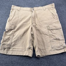 Carhartt Mens Relaxed Fit Cargo Shorts Tan Khaki Cotton Canvas Size 40