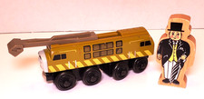 Thomas & Friends 2003 Diesel 10 Train Wood Magnetic & Sir Topham Hatt Lot of 2