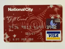 National City Debit Gift Card▪️Not A Credit Card▪️2007 Exp▪️No Value