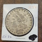 1879 Morgan Dollar $1 Circulated Silver Coin Uncertified 0.9 Fineness. #542