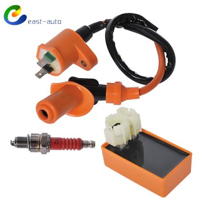 GY6 Ignition Coil Spark Plug CDI Box For Scooter Racing 50cc 125cc 150cc