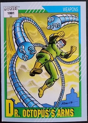 Dr. Octopus's Arms # 136 - 1991 Marvel Universe Series 2 Impel Base Card Doctor