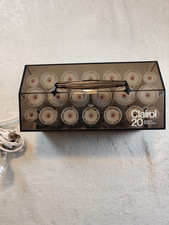 Vintage Clairol 20 Instant Hair Setter Curlers with 19 Clips Tested Working