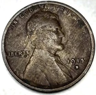 1915-D Lincoln Wheat Cent Very Good Condition Early Date Penny 1c One Cent -1127