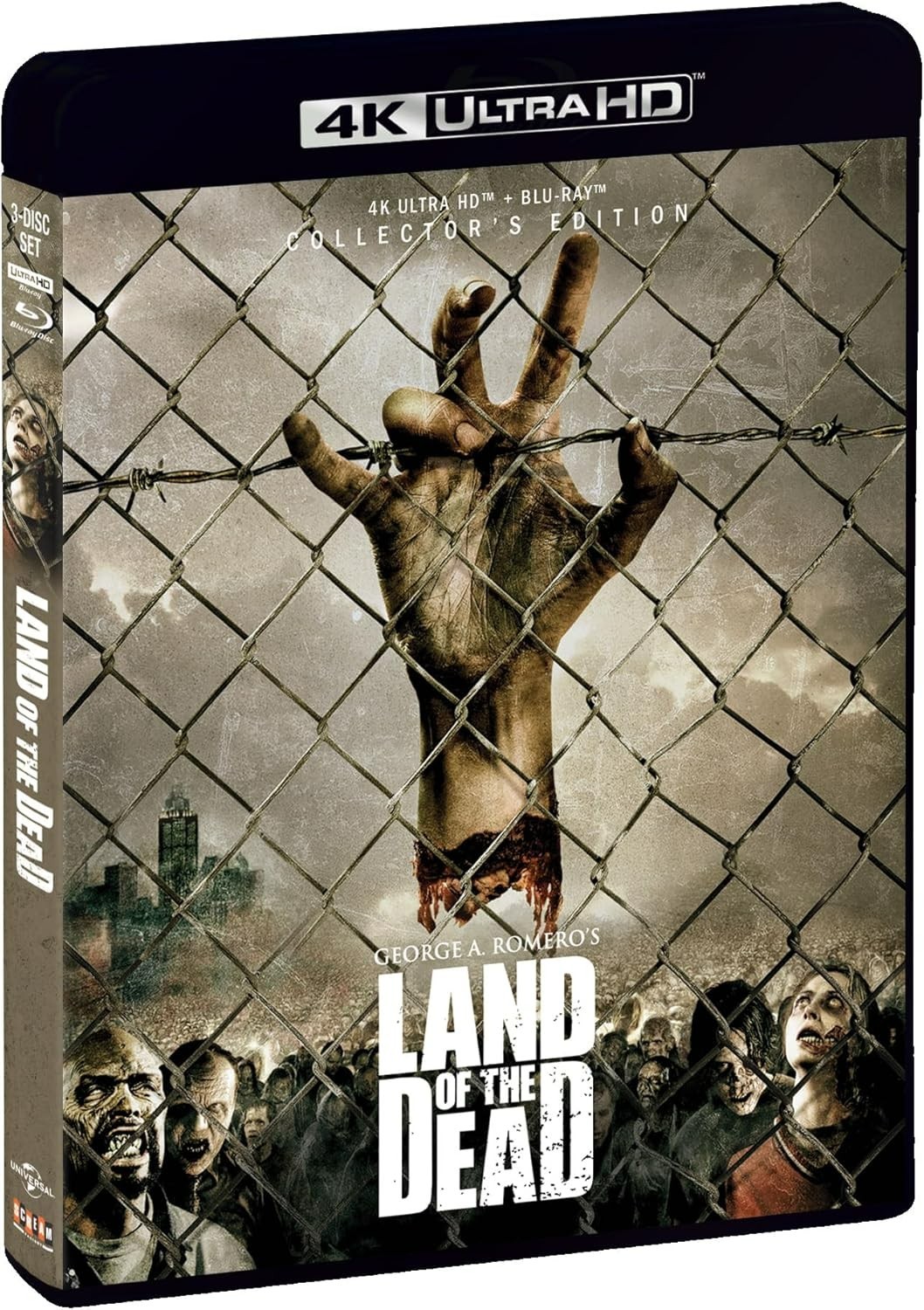 Land Of The Dead (2005) - 4k UHD Blu-ray - New Sealed - George A. Romero