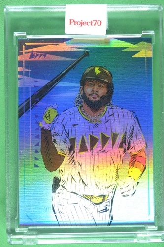 Fernando Tatis Jr. 2021-22 Topps Project70 by Naturel Rainbow Foil #/70 #442