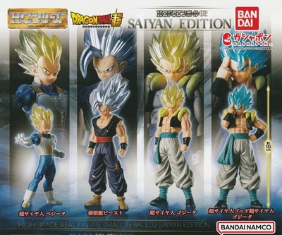 2024 Bandai Gashapon HG02 Dragon Ball SUPER - SAIYAN EDITION - FIGUR - 4er Set