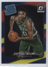2017-18 Panini Donruss Optic Rated Rookie Mega Box Red & Yellow Jayson Tatum v9t
