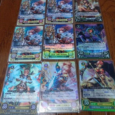 Fire Emblem Cipher 9 Card Set Trading Card Near Mint Authentic Official