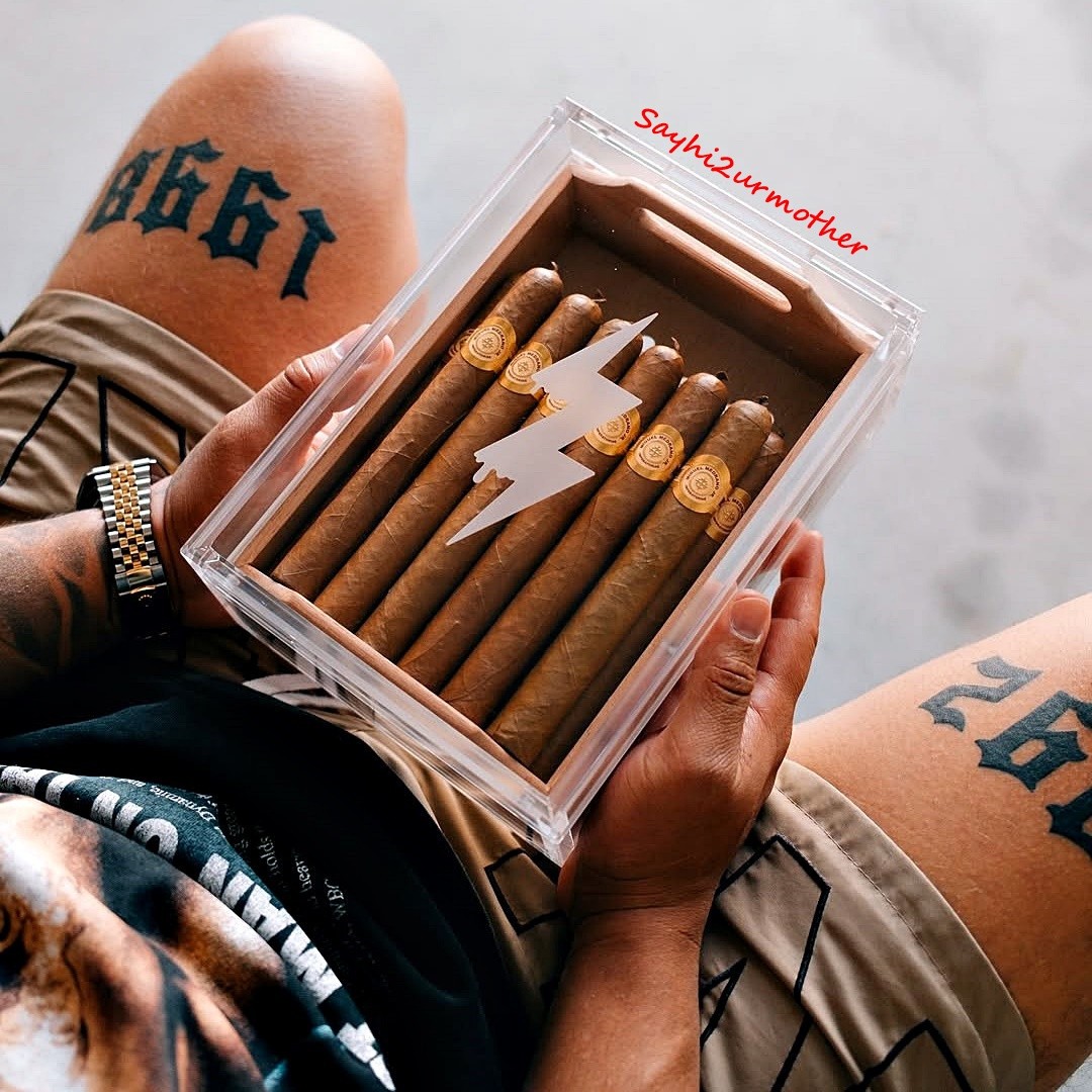 tobacco tactical humidor TOBACCO TACTICAL ACRYLIC HUMIDOR NEW TOBAC CIGAR HUMI BOX VAULT QILO FOG  WRMFZY