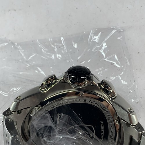 Tonino Lamborghini Jumbo Spyder Chronograph Wristwatch Stainless Black/ Red-1501 - Picture 7 of 8
