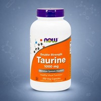 Now Foods, Taurine Doppelte StäRke 1000Mg 250 Veg. Kapseln Super Preis