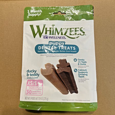 WHIMZEES by Wellness Puppy Natural Dental 30 Count Pack of 1 XS/S Exp Dec 2025
