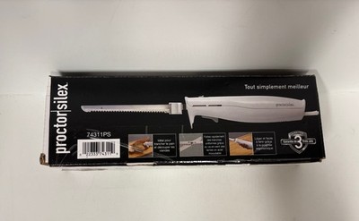 Proctor Silex 74311PS Electric Meat Bread Carving Knife *Open Box*