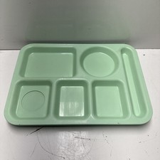 Vintage Cafeteria School Food Trays SiLite 614 Vintage 3 Lot 6-Compartment #1