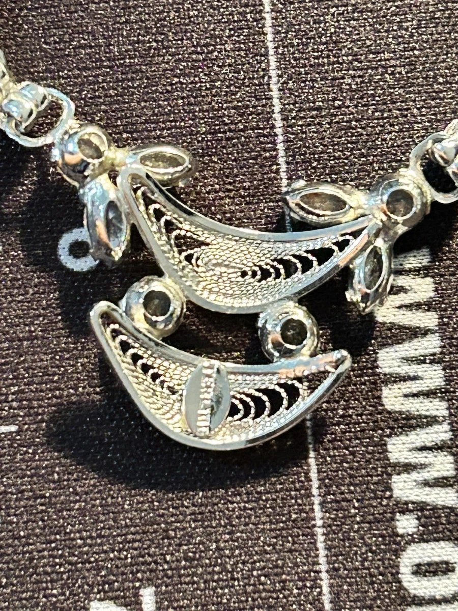 vintage sterling necklace products for sale | eBay