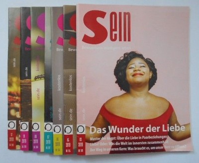 Sein. [Konvolut aus 7 Ausgaben/ Jahrgang 2019]. Bewußtsein intelligent leben. Am