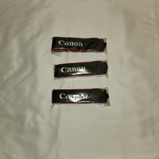 3 Genuine NEW Canon EOS Digital Camera Strap Wide 40mm Black Red