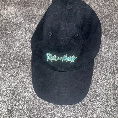 Rick & Morty Baseball Cap Erwachsene schwarz Stickerei Logo Canvas verstellbar