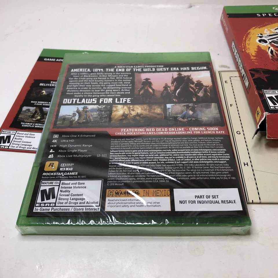 Red Dead Redemption II 2 SPECIAL EDITION Xbox One 2018 (READ) Used Code? - Image 4 of 4