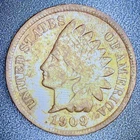 1909 Indian Head Cent - Better Date Penny - Circulation Wear - Album Filler AG