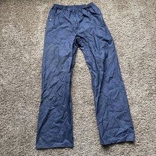 Columbia PVC Vinyl Rain Pants - Men's Small - Blue - RM 8020 - Stains - Used