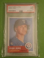 2023 Topps Living Set - #635 Josh Jung (RC) PSA 9