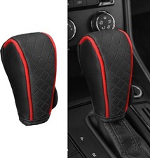 Leather Gear Shift Cover, Durable Shift Knob Cover for Shift Lever Protection, U