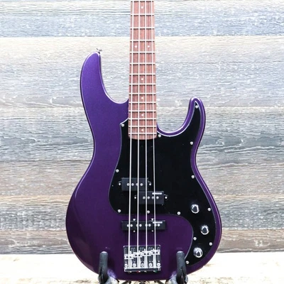 ESP LTD AP-204 Dark Metallic Purple ESP Designed Pickups 4-String Electric Bass - image 1 of 4