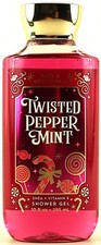 Bath  Body Works TWISTED PEPPERMINT Body Wash Shower Gel 10oz