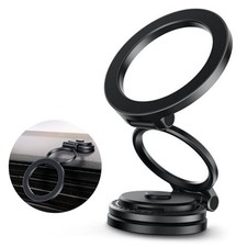 Car Phone Holder for MagSafe 360 Rotation Metal Design iPhone Car Black