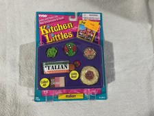 kitchen littles italian food set