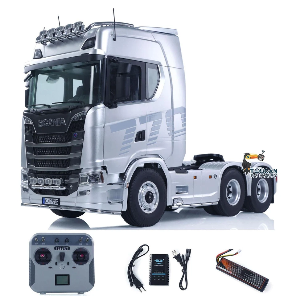 KABOLITE 1/14 Metal Semi Trailer Dumper Electric Lifting for RC Tractor Truck - Image 3 of 4