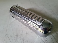 Stainless Steel Percussion Guiro Instrument *No Scraper, 3 Inch Dia.*