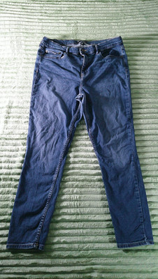 Calvin Klein Jeans Women's Size 16 Blue High Rise Skinny Stretch