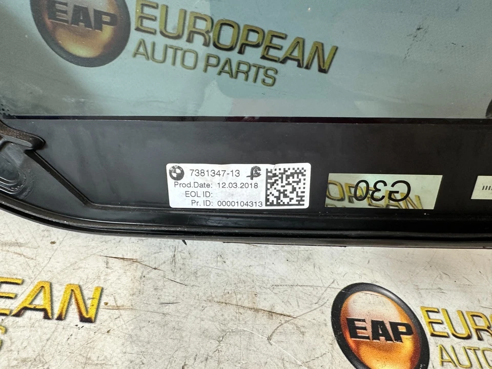 2017-2023 BMW G30 M550I REAR LEFT SIDE QUARTER WINDOW GLASS OEM 7381347 Foto 4 de 4