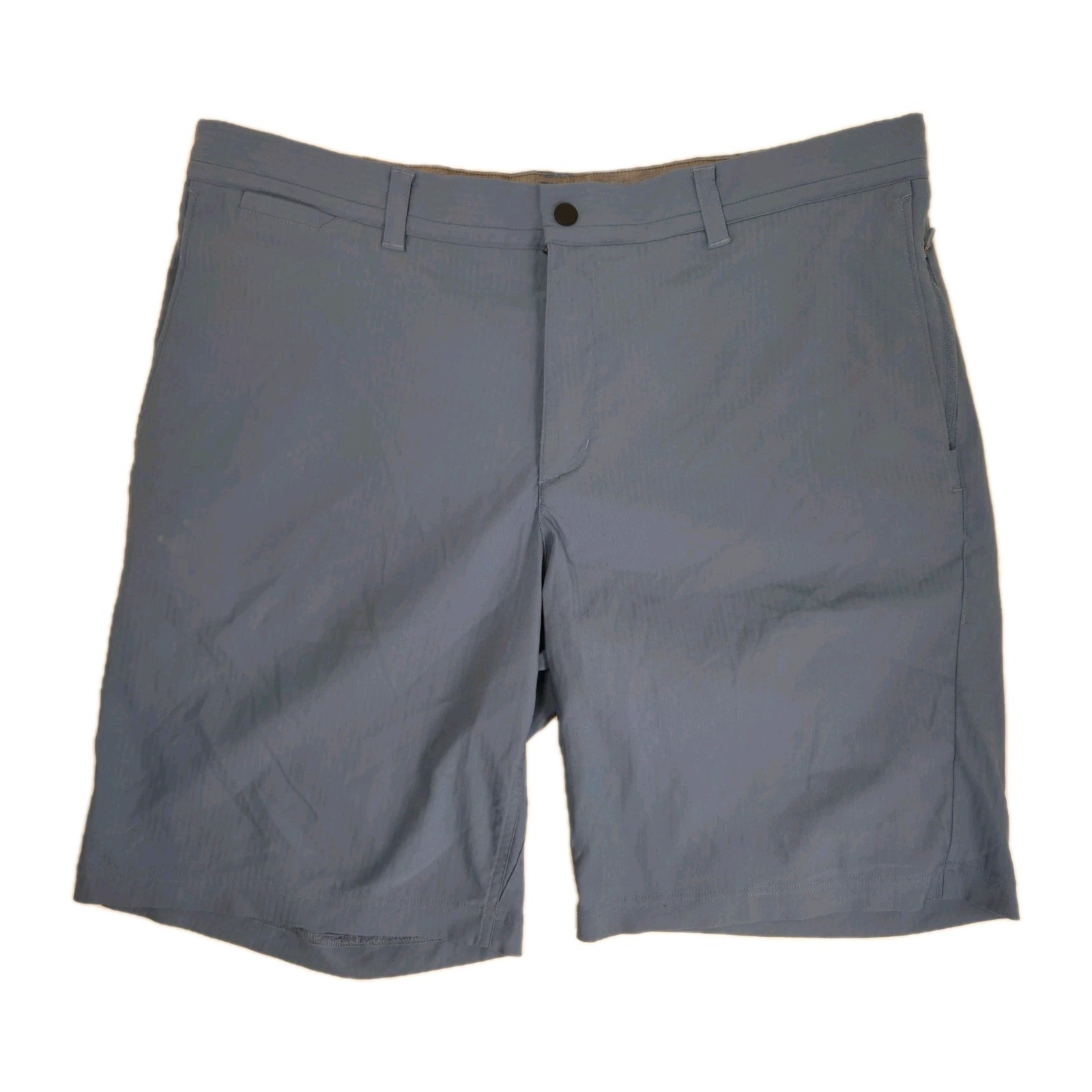 Nike Tiger Woods Collection Shorts Mens 36 Slate Blue Dri-FIT Golf 10 Inseam