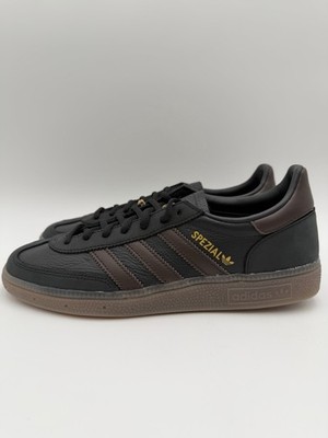 Adidas Men's Handball Spezial Originals Size 9 Black Dark Brown Gum |IH6568|