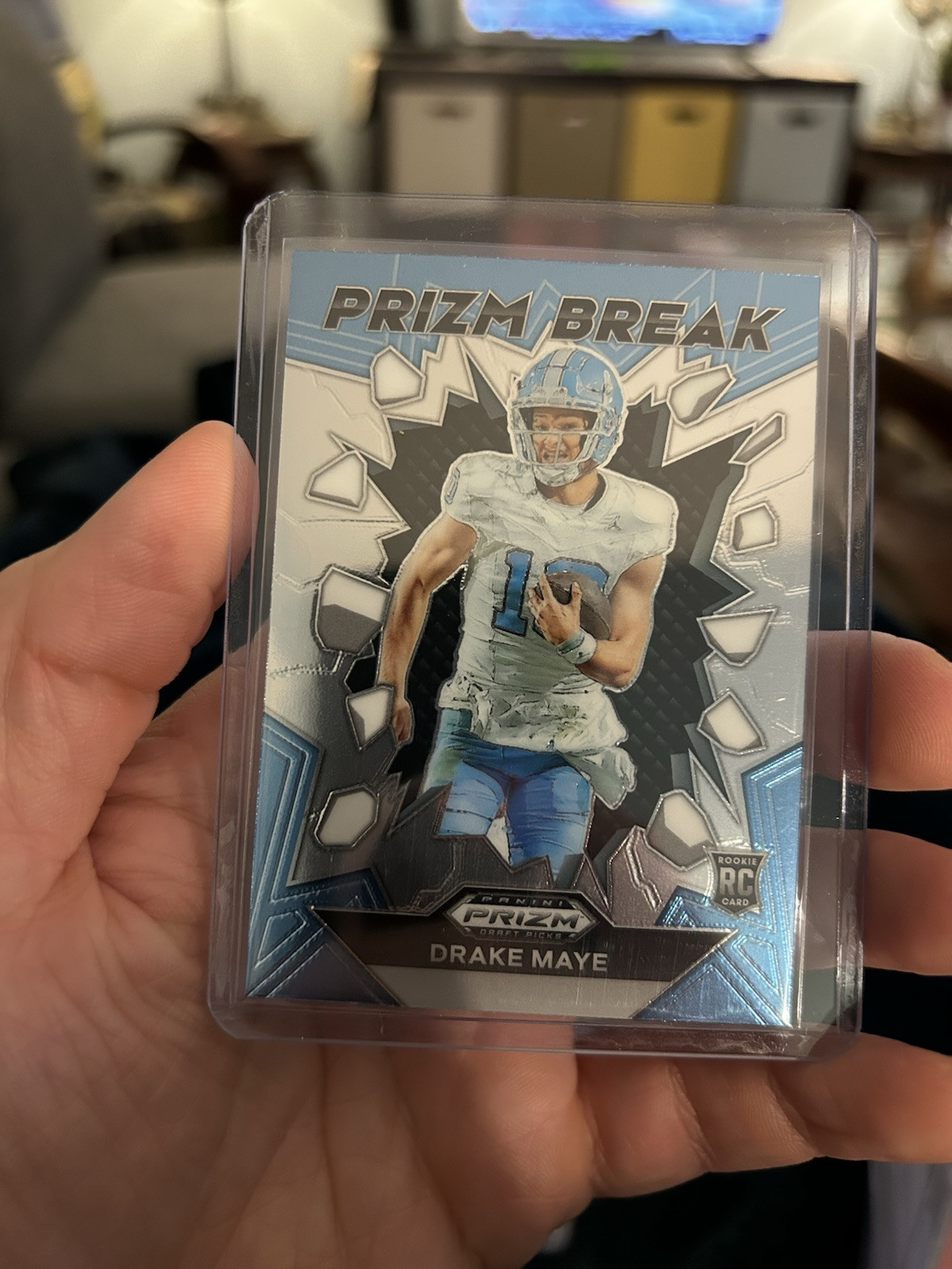 2024 Panini Prizm Draft Picks - Prizm Break #PB-DME Drake Maye (RC)