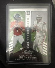 2021 Panini Absolute Football Introductions Rookie #INT-8 Justin Fields Chiefs