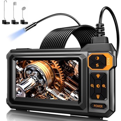 4.3 Inch HD Display Endoscope Camera with Light, 16.5 FT, 1080P Inspection Tool