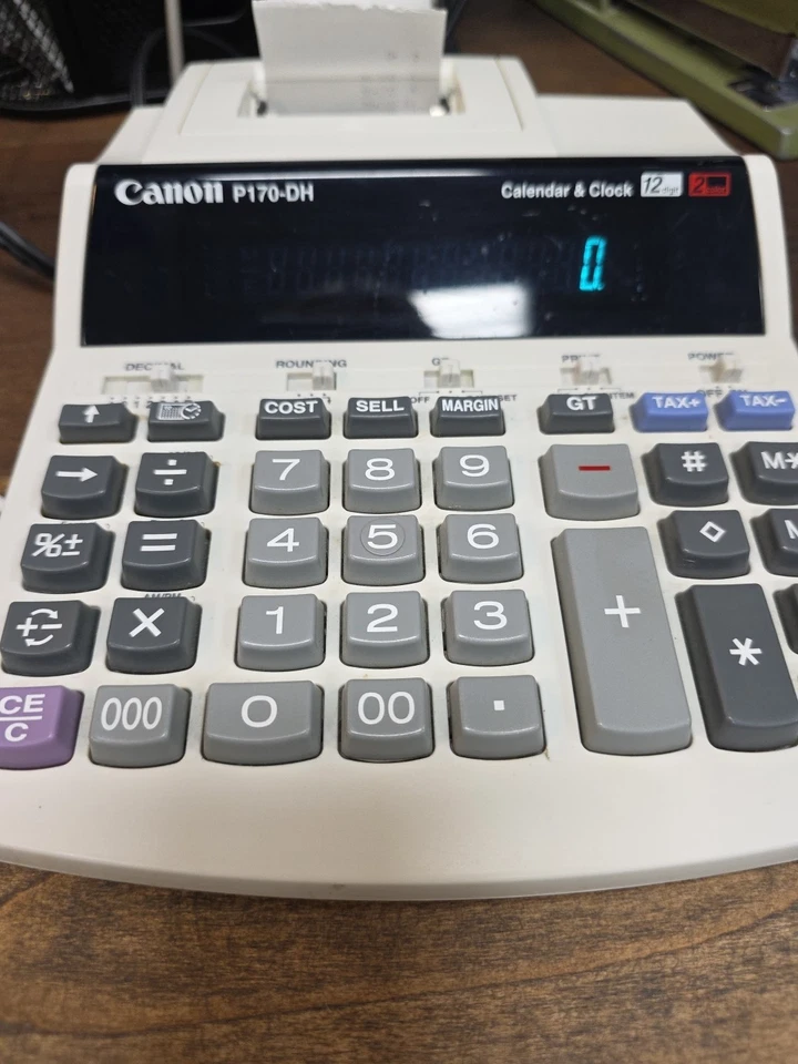 Canon P170-DH Printing Calculator  - Image 3 of 4