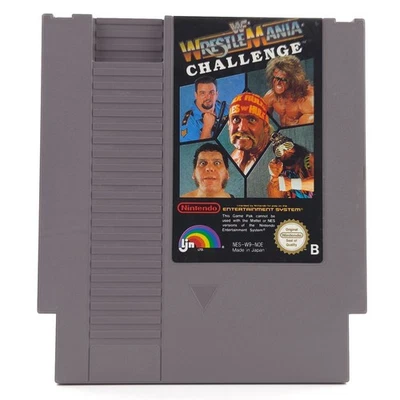 Nintendo NES Spiel: WWF Wrestle Mania Challenge - Modul Schutzhülle (PAL-B NOE) - Bild 1 von 4